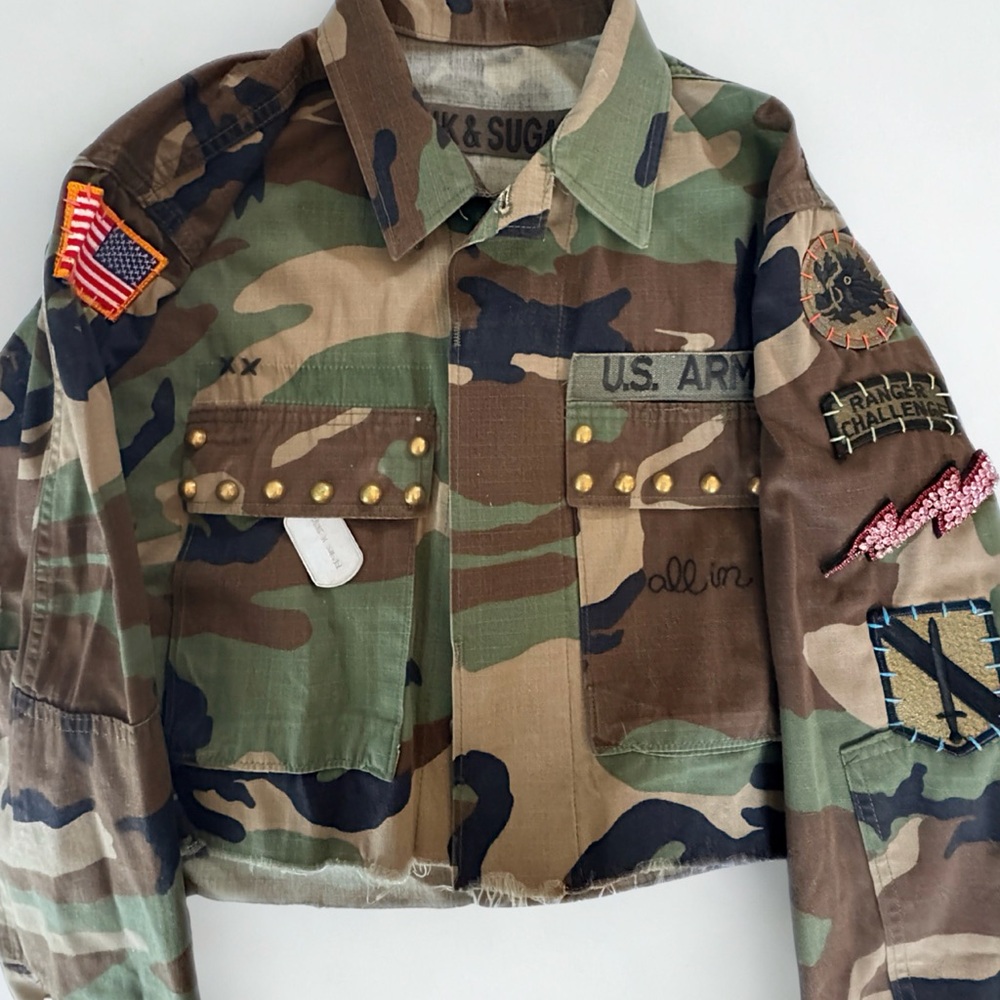 Rank and Sugar Cropped Jacket